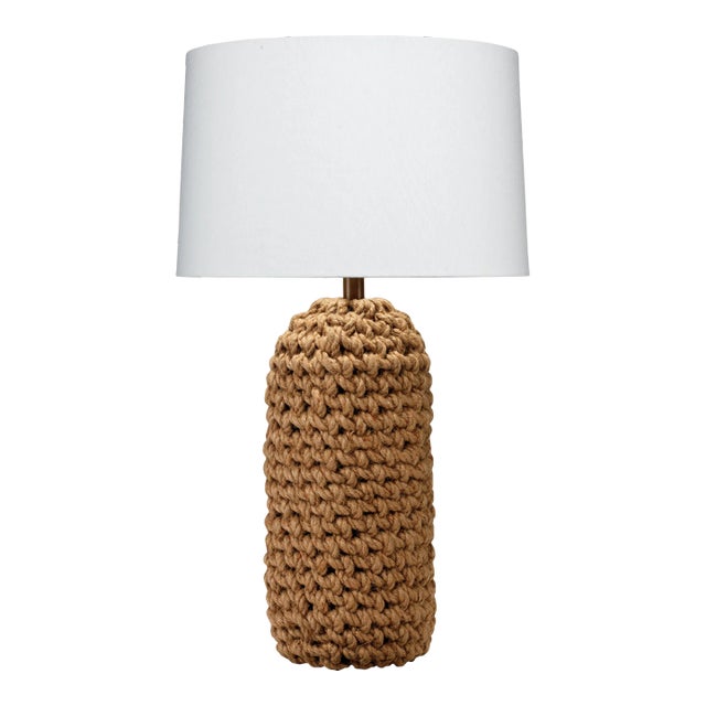 Lifestyle by JY Lawrence Rope Table Lamp For Sale