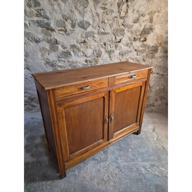 Rustic French Country Sideboard in Wood, 1950 For Sale - Image 10 of 18