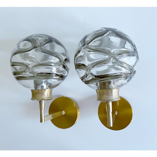 Mid-Century Modern Murano Glass Sconces from Doria Leuchten, 1970s, Set of 2 For Sale - Image 10 of 18