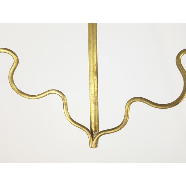 Mid-Century Modern Italian Sconces in White Metal and Brass, Set of 2 For Sale - Image 13 of 18