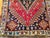 Vintage Persian Qashqai Gabbeh Runner Rug, Hand-Knotted Wool, Geometric Medallions Pattern, 2x7, Red & Navy For Sale - Image 13 of 14