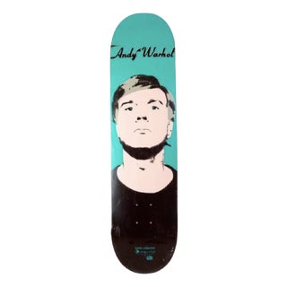 Contemporary Andy Warhol Skateboard Deck For Sale