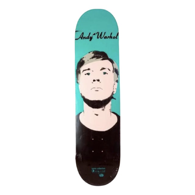 Contemporary Andy Warhol Skateboard Deck For Sale