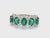 Natural 2.24 cts Zambian emerald & 0.70 cts diamond band gold For Sale In New York - Image 6 of 18