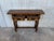 Brown 20th Century Spanish Tuscan Console Table With Two Drawers and Turned Legs For Sale - Image 8 of 13