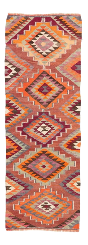Vintage Handwoven Kilim Runner