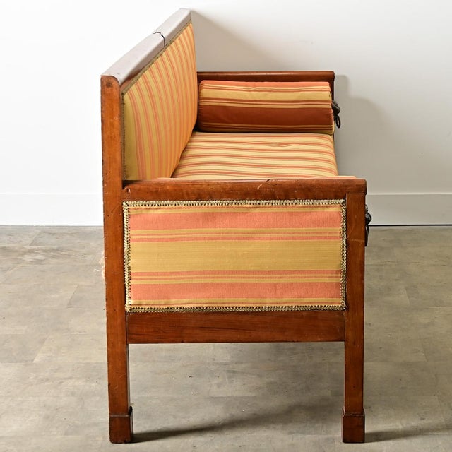 French 19th Century Massive Directoire Settee For Sale In Baton Rouge - Image 6 of 16