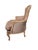 Vintage French Louis XV Style Carved Wood Bergère Accent Armchair For Sale - Image 4 of 14