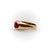 1940s 14k Gold Retro Synthetic Ruby Ring, Size 7 For Sale - Image 4 of 9