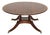 Large Antique Inlaid Circular Dining Table, 1950s For Sale