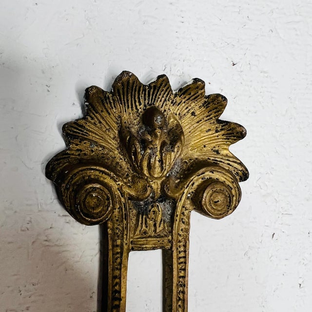 Art Deco Design Candle Sconces - a Pair For Sale - Image 4 of 12