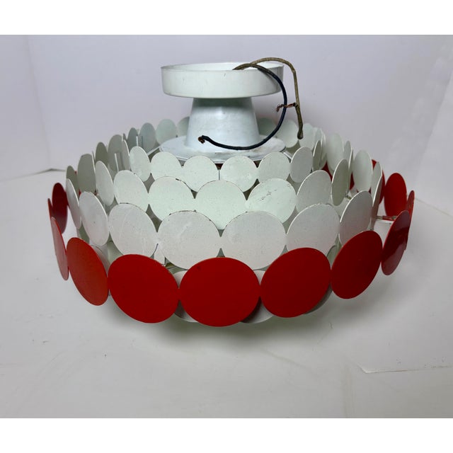 Doria Leuchten Germany 1970s Mid-Century Modern Semi-Flush Fixture For Sale - Image 4 of 10