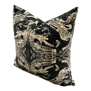 Banke Kuku Abstract Velvet Throw Pillow For Sale