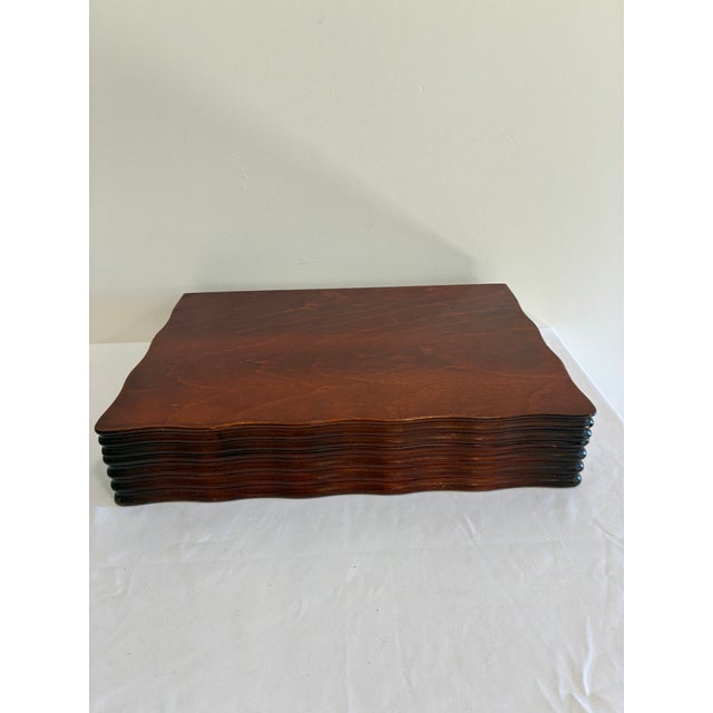 Wood Vintage Rogers & Bro Silverplate Flatware Set, 41 Pieces With Wood Chest For Sale - Image 7 of 14