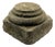 Antique Hand-Carved Stone Column Base Plinth C. 1850 Primitive Architectural Fragment For Sale