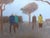 Mid-Century Modern 'Under the Pale Blue Sky' Vintage Figurative Landscape Oil Painting by Swedish Artist Fabian Lundqvist (1913-1989), Framed For Sale - Image 12 of 13