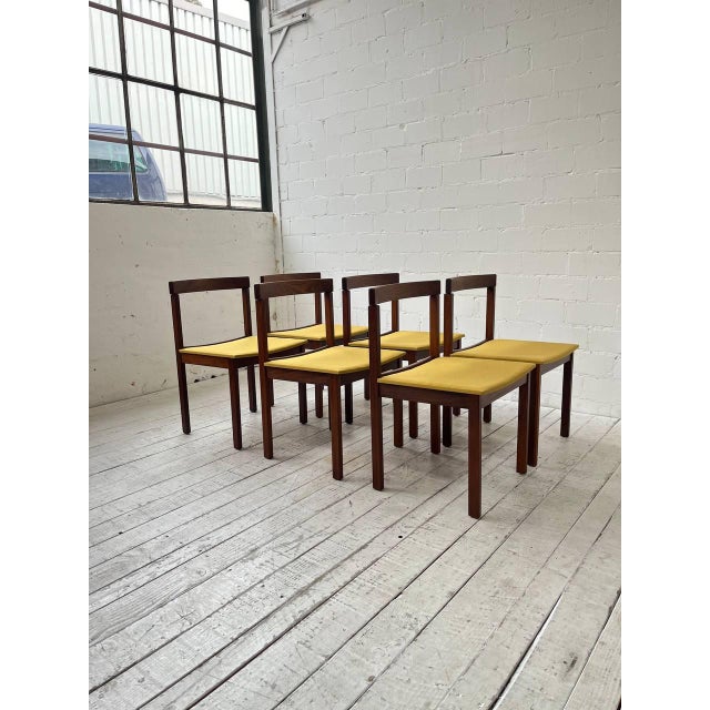 Mid-Century Modern Tectonia Chairs by Jussi Peippo for Asko, Set of 6 For Sale - Image 3 of 16