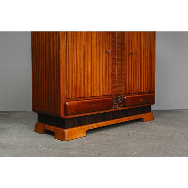 Brown Art Deco Style Sideboard in Mahogany For Sale - Image 8 of 18