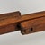 Antique Folding Wood Table With Large Woven Rattan Tray Top For Sale - Image 15 of 17
