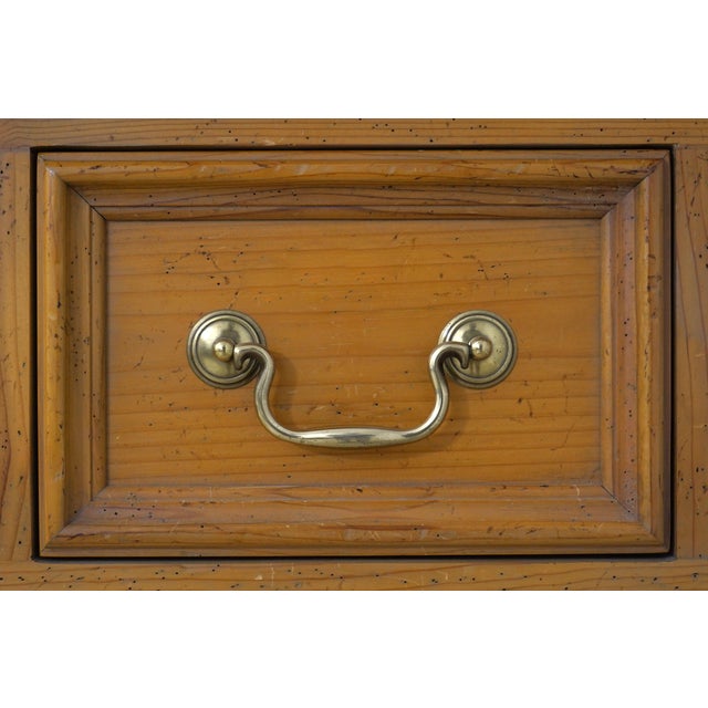 Baker Milling Road English Country Pine Linen Cabinet For Sale - Image 11 of 18