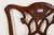 Late 20th Century Henredon Chippendale Carved Mahogany King Size Headboard For Sale - Image 5 of 10