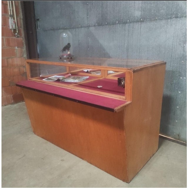 Mid-Century Modern Vintage Jewelry Display Cabinet For Sale - Image 3 of 11