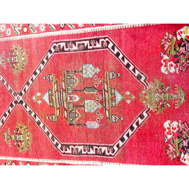 Antique Turkish Village Runner, 3'6" × 10'10" For Sale In Chicago - Image 6 of 7