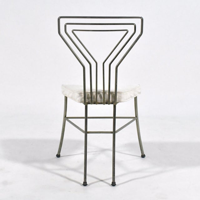 Metal 1950s "Martini" Side Chair For Sale - Image 7 of 12