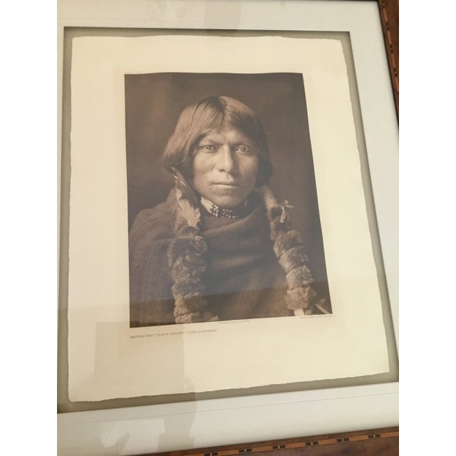 Framed Edward Curtis Oku'wa -Tse Cloud Yellow an Ildefonso C 1905 Christopher Cordozo For Sale In Chicago - Image 6 of 13