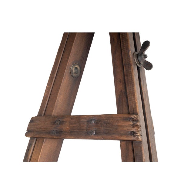 Mid 20th Century Oak Artist's Easel For Sale - Image 9 of 11