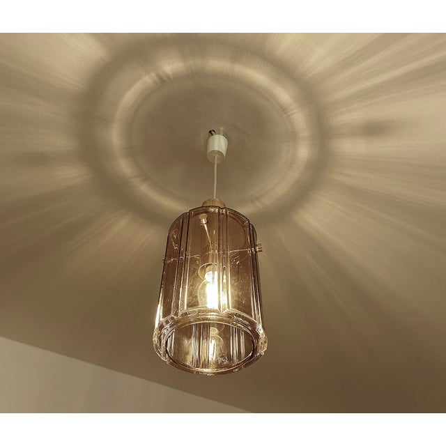 Vintage Pendant Lights in Glass from Glashütte Limburg, 1970s, Set of 2 For Sale - Image 14 of 18
