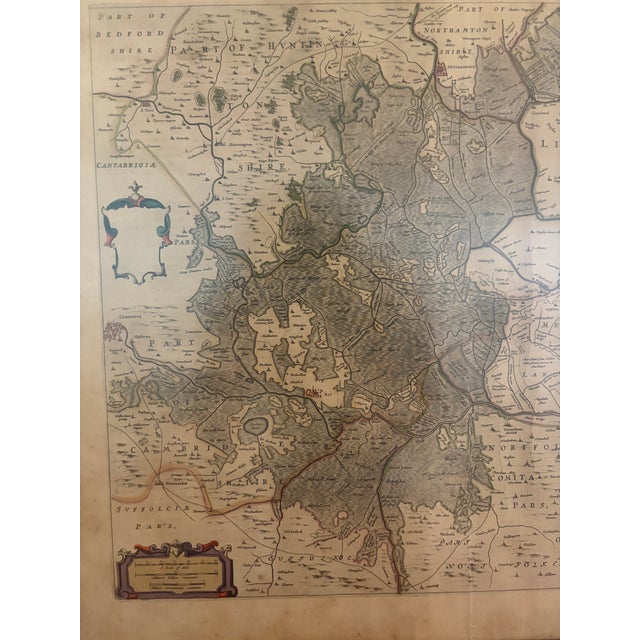 17th Century Joan Blaeu Hand-Colored Map of the English Fenlands For Sale In San Francisco - Image 6 of 6