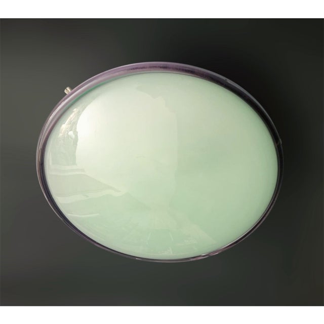 Venini 1960s Purple Murano Flush Mount For Sale - Image 4 of 10