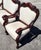 Brown Antique Asian Rosewood Carved Foo Dogs Living Room Suite 3 Piece Sette 2 Chairs For Sale - Image 8 of 17