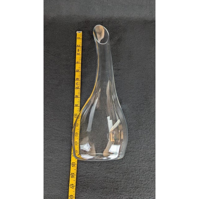 Contemporary Vintage Riedel Crystal Wine Decanter For Sale - Image 3 of 5