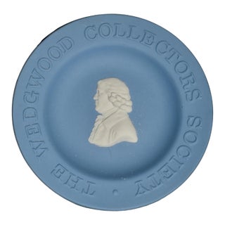 Vintage Jasperware the Wedgwood Collectors Society Miniature Plate For Sale