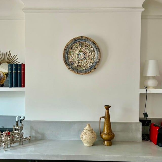 Bacchanal Wall Plate, 1890s For Sale - Image 3 of 7