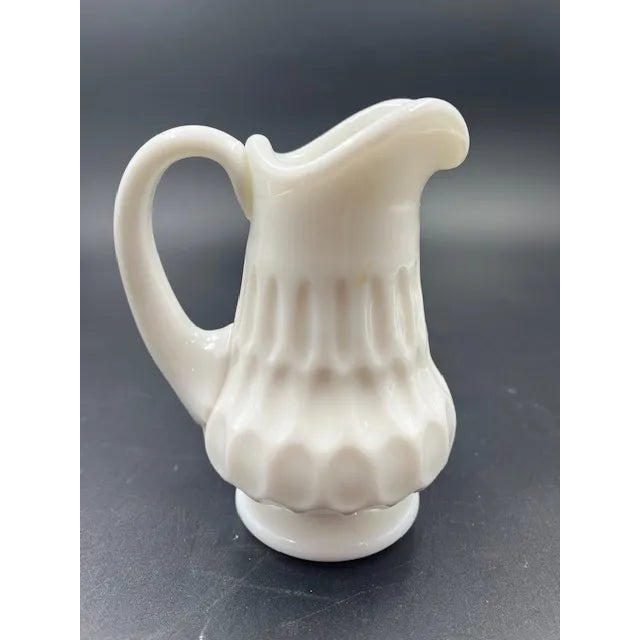 White Collection of 6 Vintage Milk Glass Dishes For Sale - Image 8 of 12