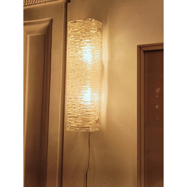 1970s Murano Glass Wall Lamp from Kaiser Leuchten, Germany, 1970s For Sale - Image 5 of 8