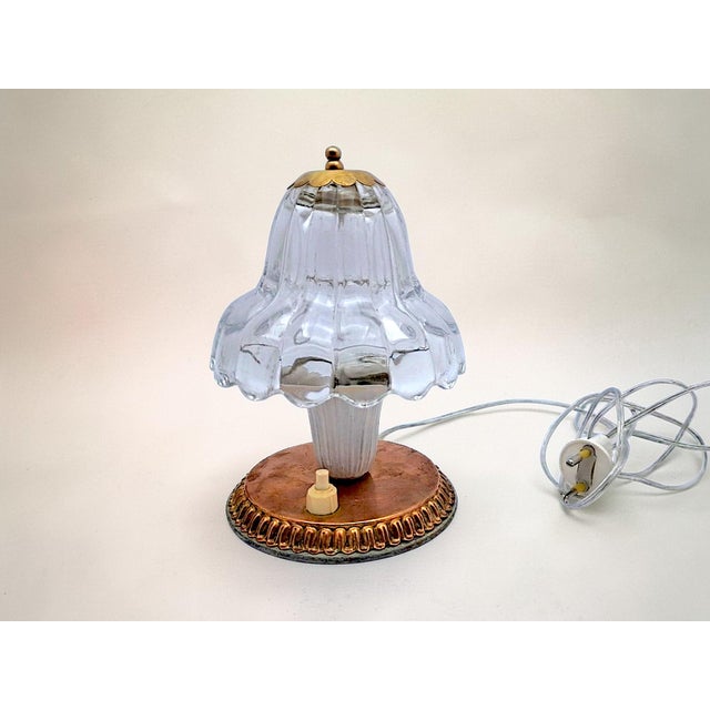 Murano Glass Lamps attributed to Barovier, 1950s, Set of 2 For Sale - Image 6 of 10
