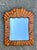 Late 20th Century Vintage Boho Split Bamboo Mirror For Sale - Image 5 of 5