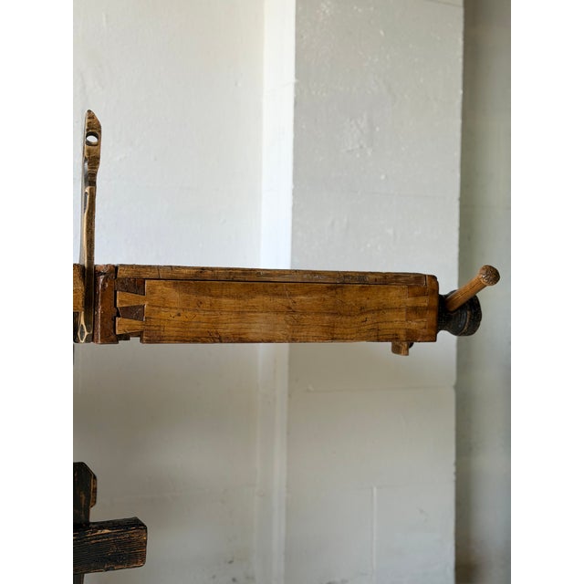 Antique Wooden Carpenters Workbench, 1890s For Sale - Image 15 of 18
