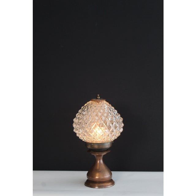 1930s Country French Pressed Crystal and Copper For Sale - Image 11 of 11