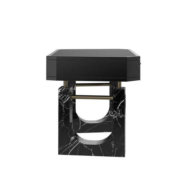 Lincoln Bedside Table by Porus Studio For Sale - Image 11 of 14