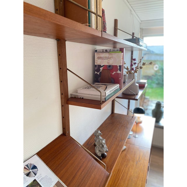 Poul Cadovius Danish Modular Wall Unit in Teak by Poul Cadovius, 1960s, Set of 14 For Sale - Image 4 of 18