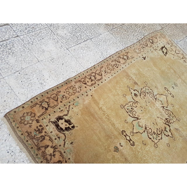Faded Turkish Karapinar Rug 52'' X 86'' For Sale - Image 10 of 12