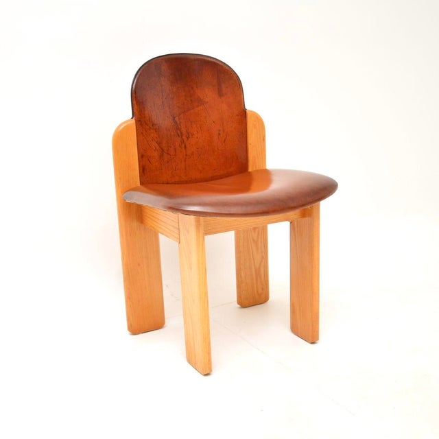 Wood Vintage Italian Dining Table and Chairs from Silvio Coppola, 1970, Set of 7 For Sale - Image 7 of 11