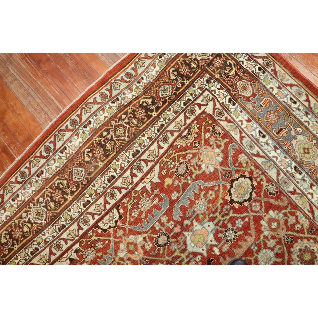 Early 20th Century Persian Antique Bidjar Rug - 9'4" x 12'2" For Sale - Image 5 of 18