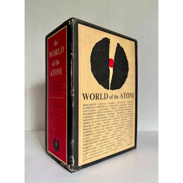 1966 Vintage 2-Volume Boxed Set of “The World of the Atom” For Sale - Image 4 of 12