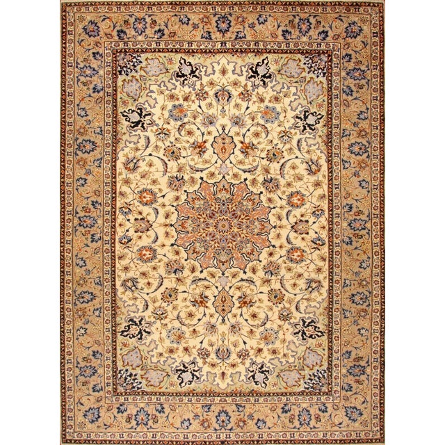 Middle Eastern Hand-Knotted Rug For Sale